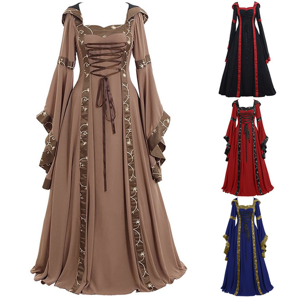 Women's Halloween Dressing Fas - Vintage Fashion Women Dresses 评论和价格