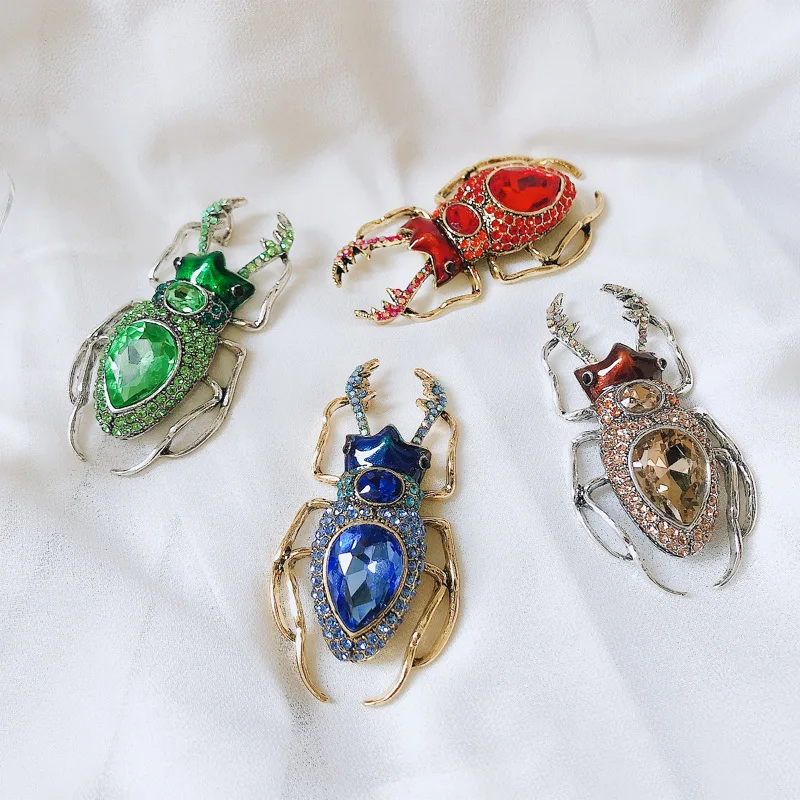 Blucome Blue Crystal Beetle Br - Vintage Fashion Bug 评论和价格