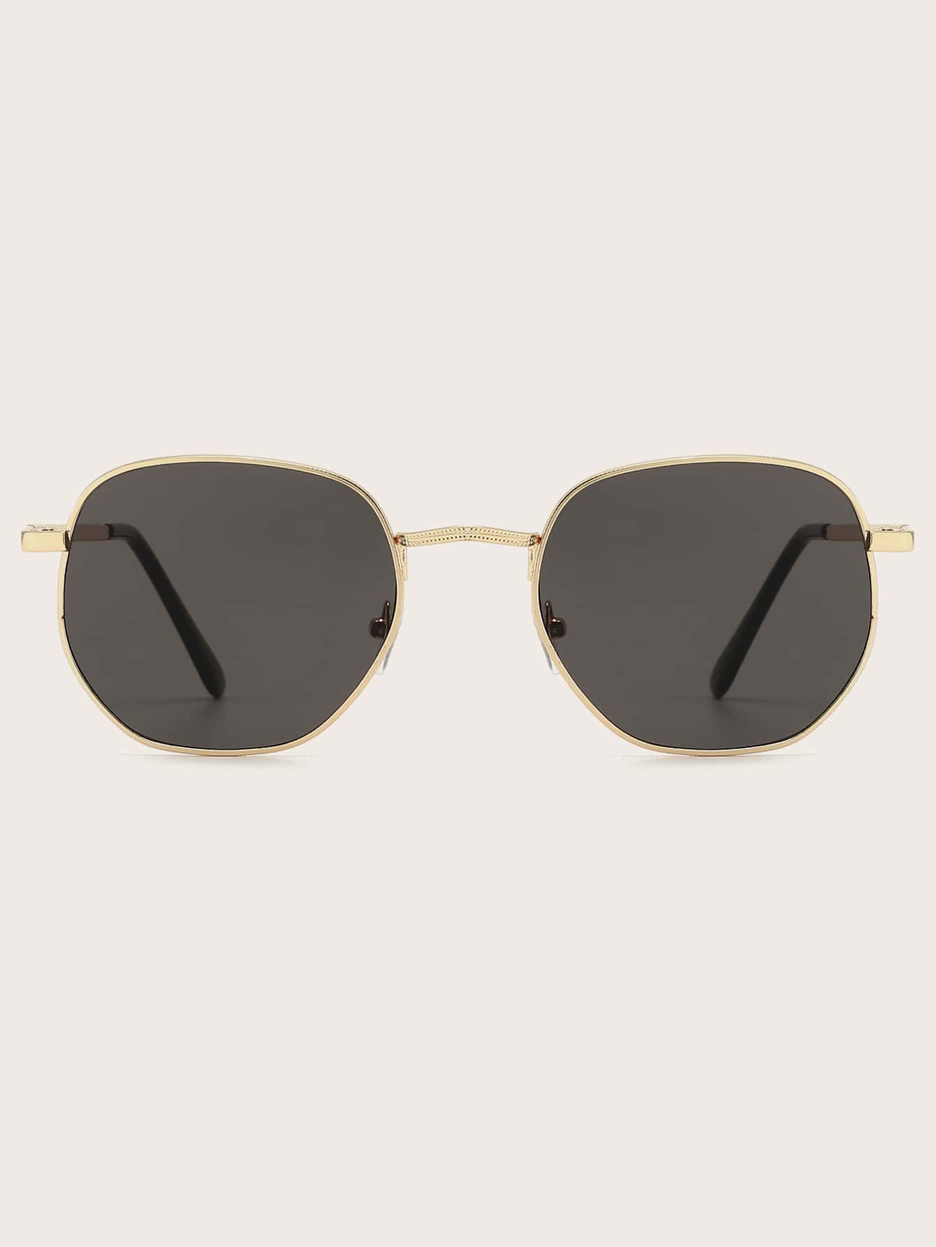 1pc Women's Metallic Frame Pol - Vintage Fashion Accessories 评论和价格