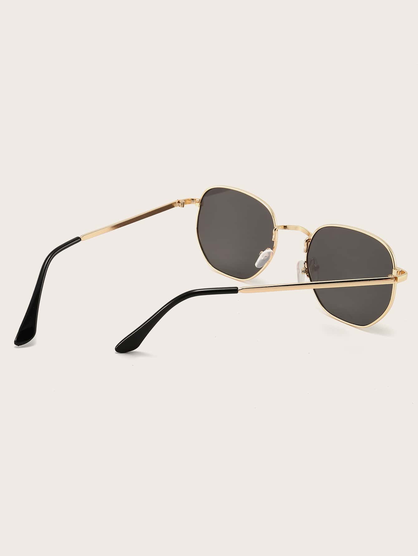 1pc Women's Metallic Frame Pol - Vintage Fashion Accessories 评论和价格
