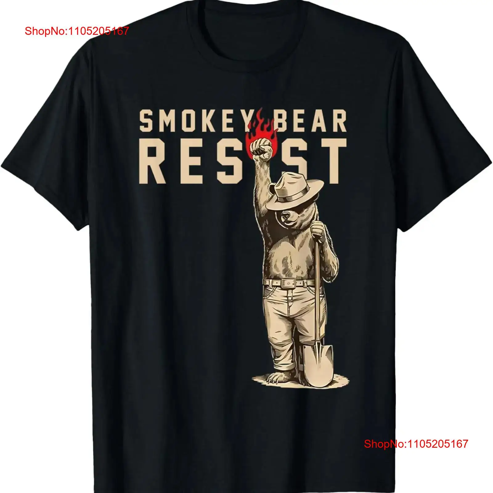 Smokey Bear Resist Statement R - Vintage Vibes Fashion 评论和价格