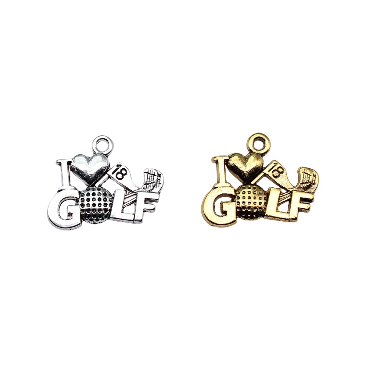 WYSIWYG 20pcs 22x18mm 2 Colors - Vintage Fashion Theme 评论和价格