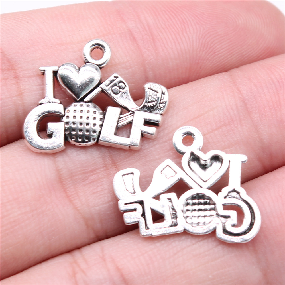 WYSIWYG 20pcs 22x18mm 2 Colors - Vintage Fashion Theme 评论和价格