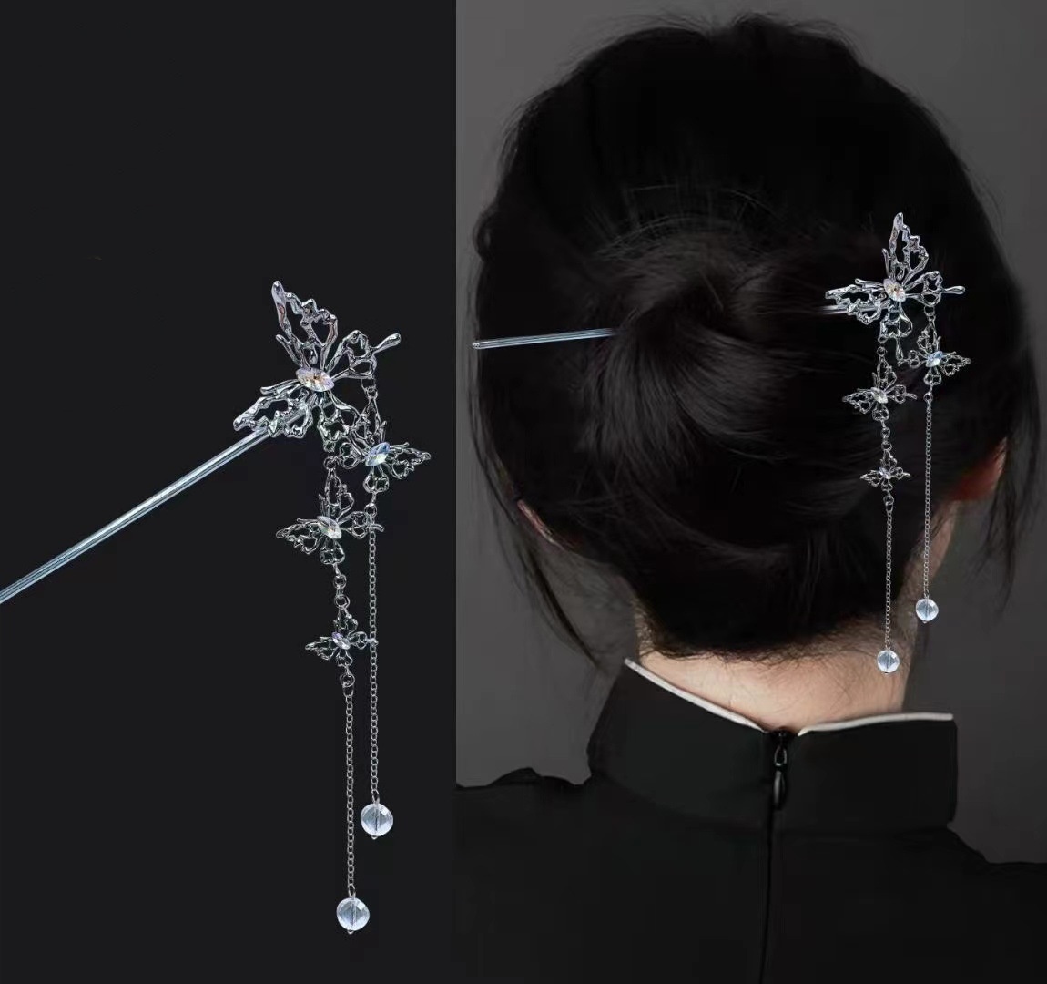 18cm Chinese Style Hairpin Ele - Vintage Fashion Accessories 评论和价格