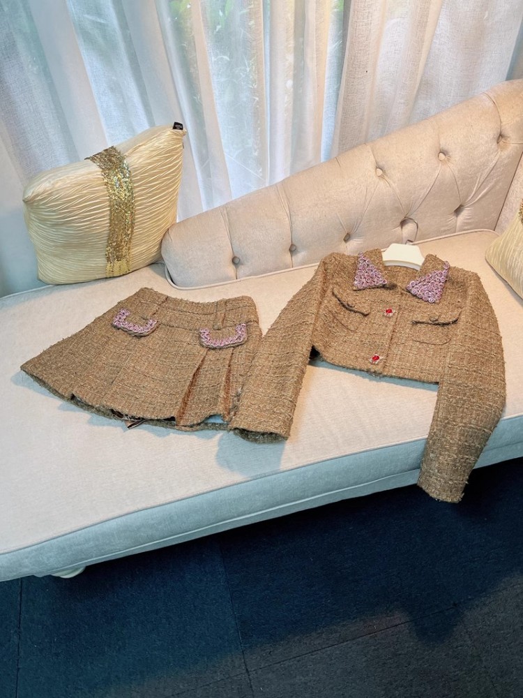 Two Piece Set Spring Autumn Wo - Vintage Fashion Jacket 评论和价格