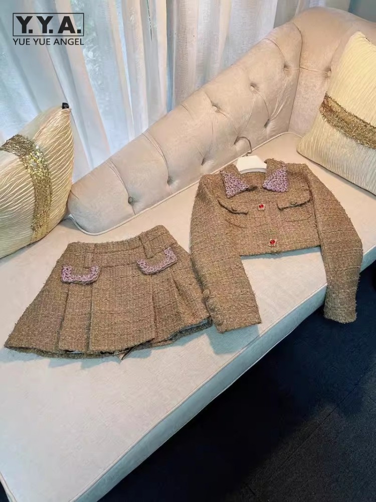 Two Piece Set Spring Autumn Wo - Vintage Fashion Jacket 评论和价格