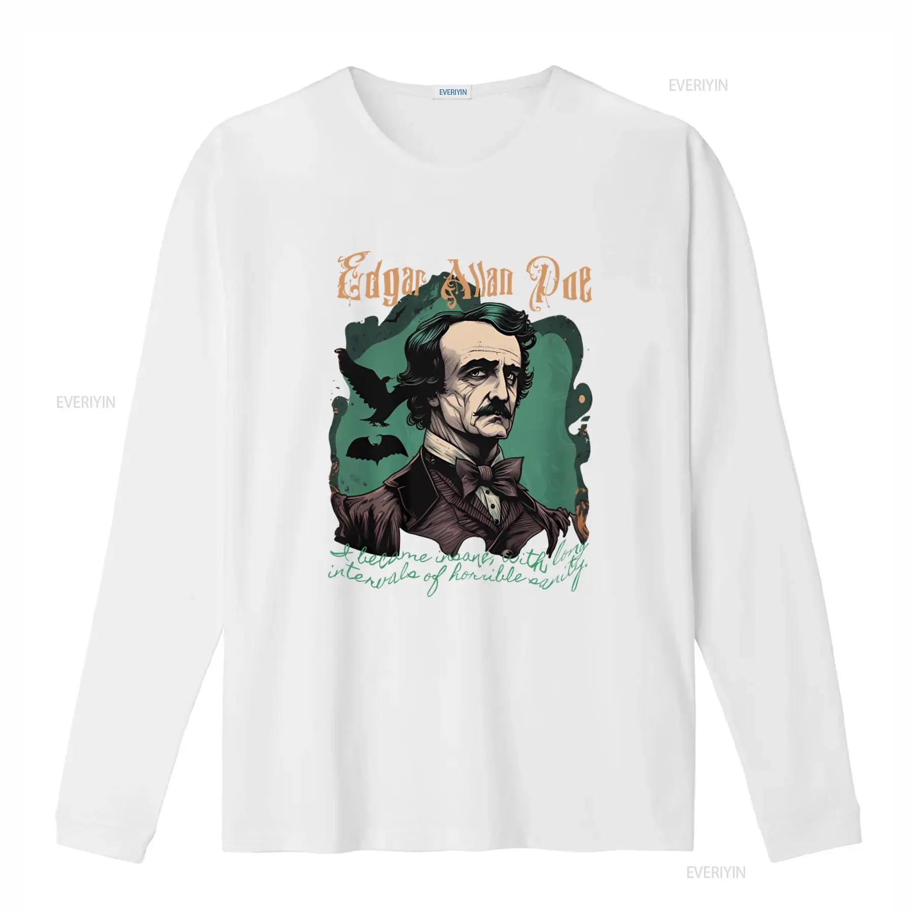 Edgar Allan Poe T Shirt Gothic - Vintage Fashion Ideas 评论和价格